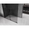 Mexen Velar Duschwand zum Schieben Walk-in 150 x 200 cm, Grafik 8 mm, schwarz - 871-150-000-43-70