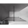 Mexen Velar Duschwand zum Schieben Walk-in 150 x 200 cm, Grafik 8 mm, schwarz - 871-150-000-43-70