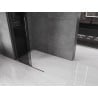 Mexen Velar Duschwand verschiebbar Walk-in 80 x 200 cm, Graphit 8 mm, Gun Gray gebürstet - 871-080-000-43-66