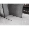 Mexen Velar Duschwand Schiebetür Walk-in 75 x 200 cm, mattiert 8 mm, gun metal - 871-075-000-33-95
