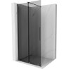 Mexen Velar Schiebeduschwand Walk-in 70 x 200 cm, Grafit 8 mm, Gun Metal - 871-070-000-43-95