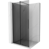 Mexen Velar Duschwand zum Schieben Walk-in 90 x 200 cm, Grafit 8 mm, Gun Metal - 871-090-000-43-95