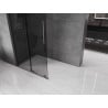 Mexen Velar verschiebbare Duschwand Walk-in 85 x 200 cm, Graphit 8 mm, Gun Metal - 871-085-000-43-95
