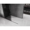 Mexen Velar Duschwand verschiebbar Walk-in 130 x 200 cm, Grafit 8 mm, Gun Metal - 871-130-000-43-95