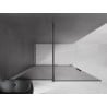 Mexen Velar Duschwand verschiebbar Walk-in 140 x 200 cm, grafit 8 mm, Gun Metal - 871-140-000-43-95