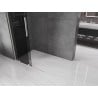 Mexen Velar Duschwand Schiebe Walk-in 70 x 200 cm, Graphit 8 mm, gebürsteter Nickel - 871-070-000-43-97
