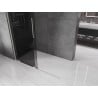 Mexen Velar Duschwand zum Schieben Walk-in 150 x 200 cm, graphit 8 mm, gebürsteter Nickel - 871-150-000-43-97