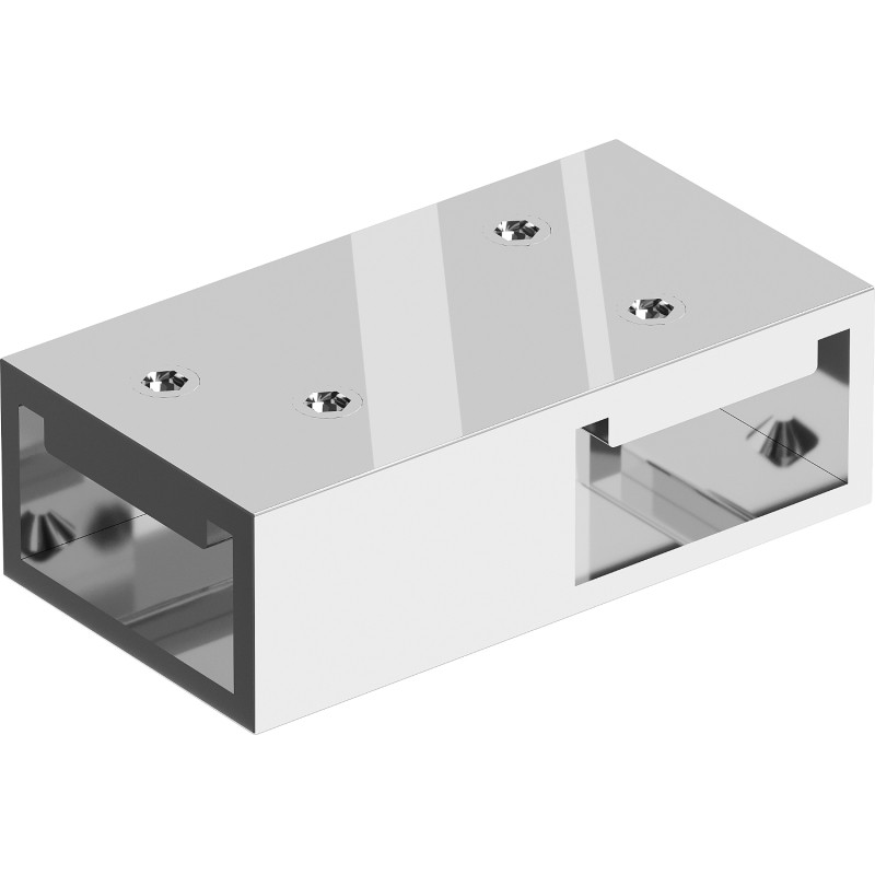 Mexen Uni-T T-Verbinder für Wandhalterungen, Chrom - 800-09-01
