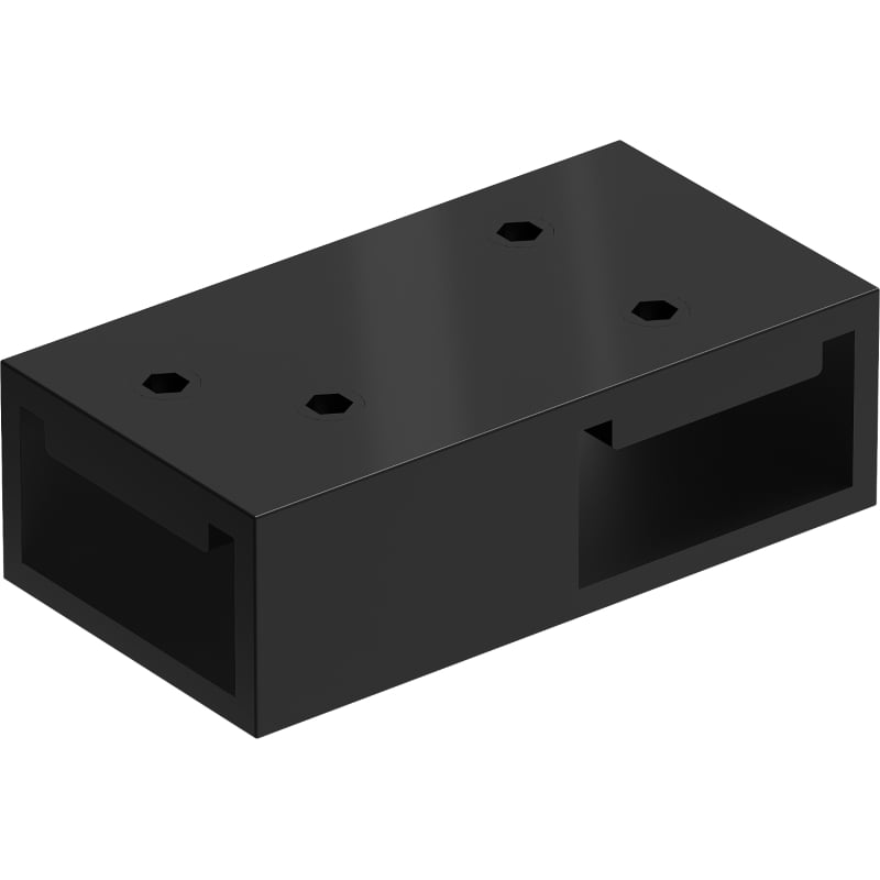 Mexen T-Verbinder für Wandhalterungen, schwarz - 800-09-70