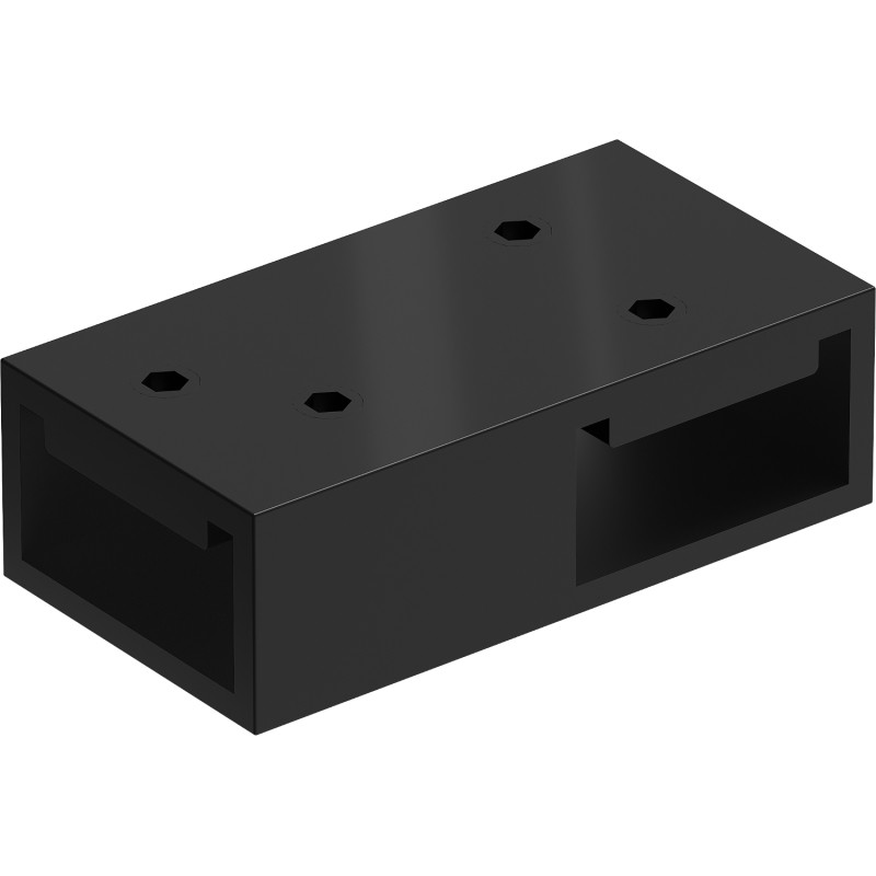 Mexen Uni-T T-Verbinder für Wandhalterungen, schwarz - 800-09-70
