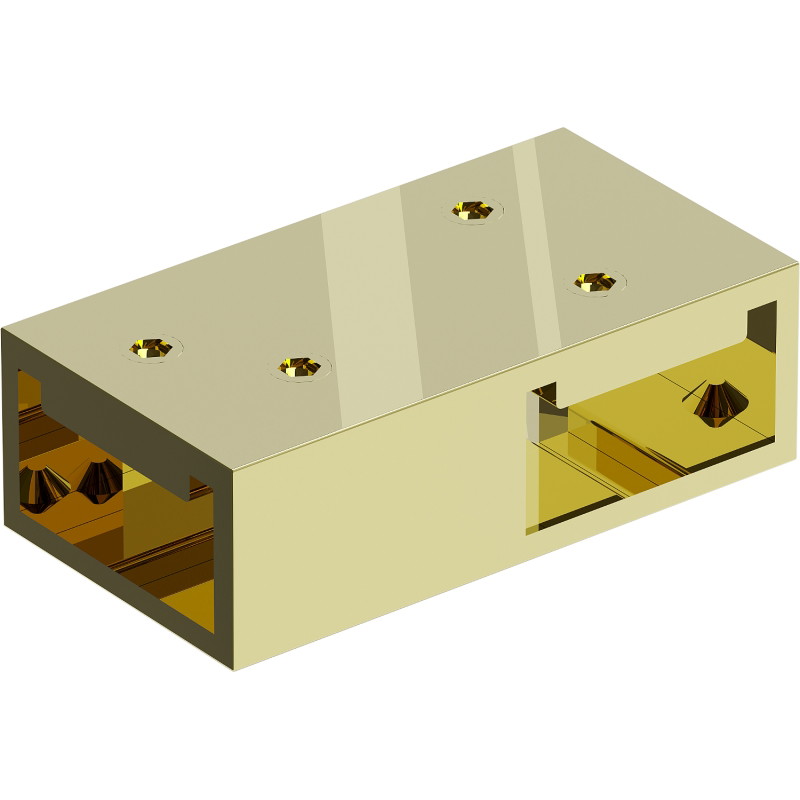 Mexen Uni-T T-Verbinder für Wandhalterungen, Gold - 800-09-50