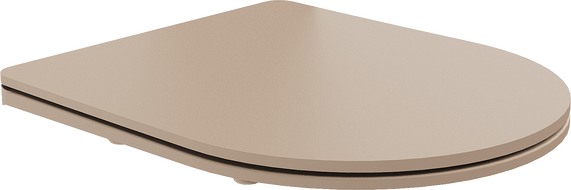 Mexen langsam schließender Slim-Deckel, Duroplast, Cappuccino matt - 39740064