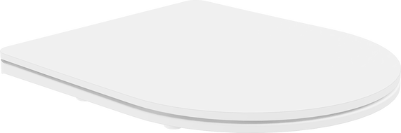 Mexen langsam schließender Toilettensitz Slim, Duroplast, weiß matt - 39740001