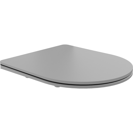 Mexen Slim-Softclose-Sitz, Duroplast, hellgrau matt - 39740061