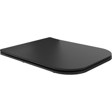 Mexen Madox Softclose Slim Sitz, Duroplast, Schwarz Matt - 39154085
