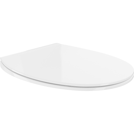 Mexen Egg WC-Sitz, Slim, Duroplast, Weiß Glänzend - 39243000