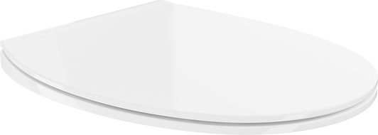 Mexen Egg WC-Sitz, Slim, Duroplast, Weiß Glänzend - 39243000