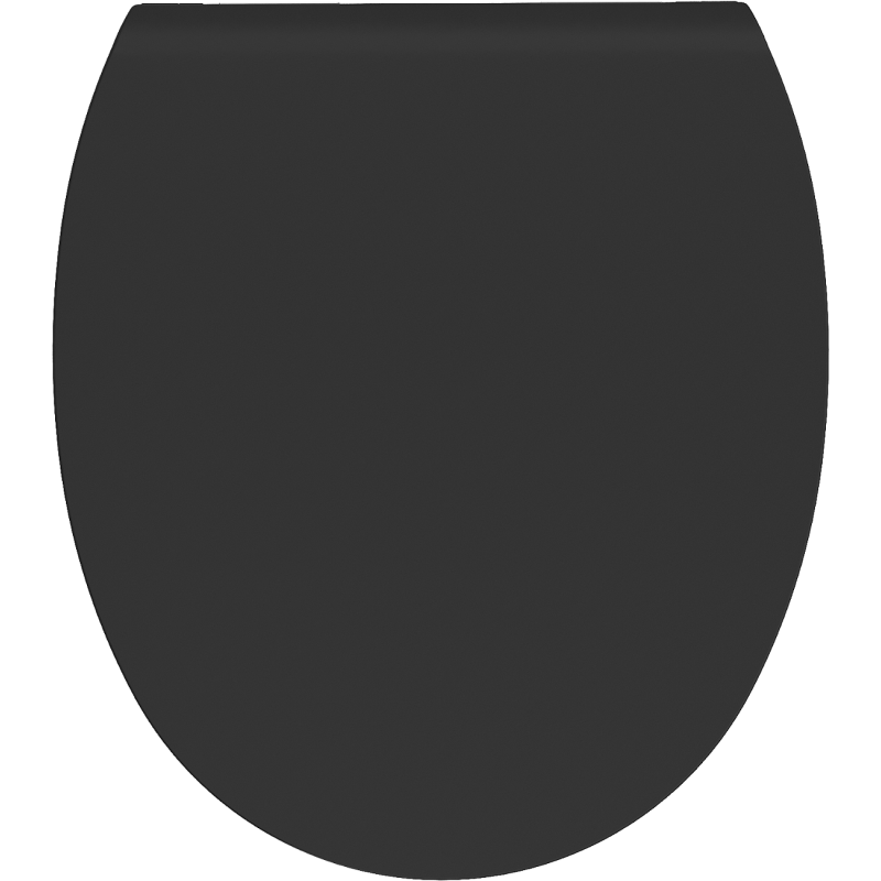 Mexen Egg WC-Sitz Slim mit Absenkautomatik, Duroplast, Schwarz Matt - 39243085
