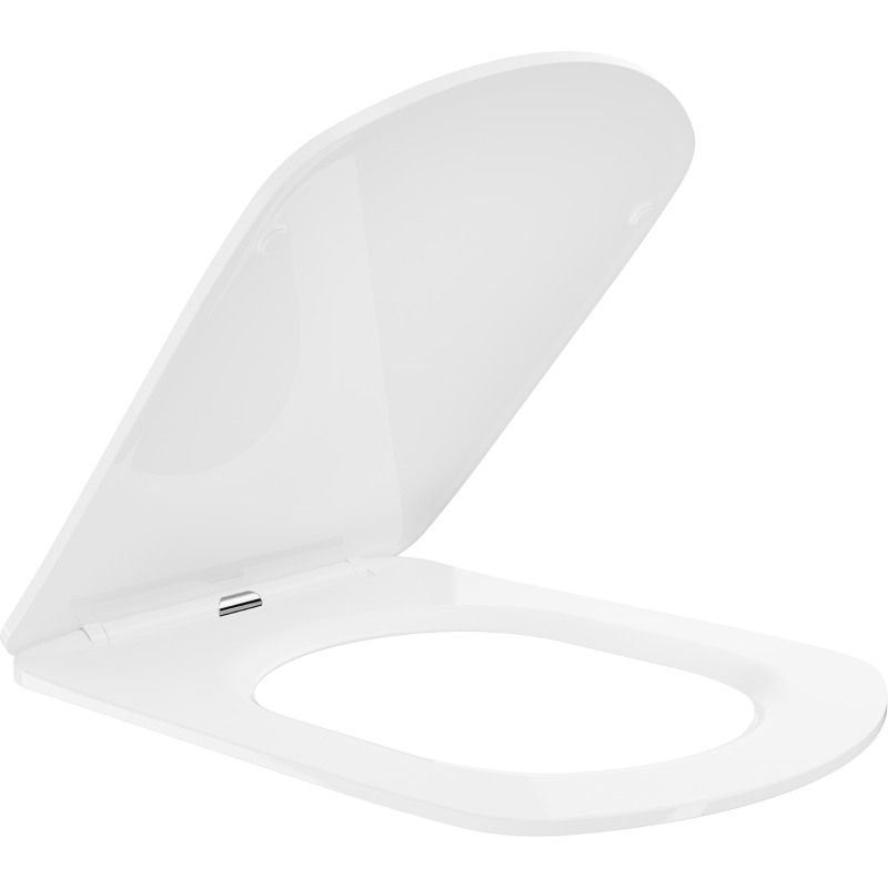 Mexen Vito langsam schließender Slim-Sitz, Duroplast, glänzend weiß - 39174000