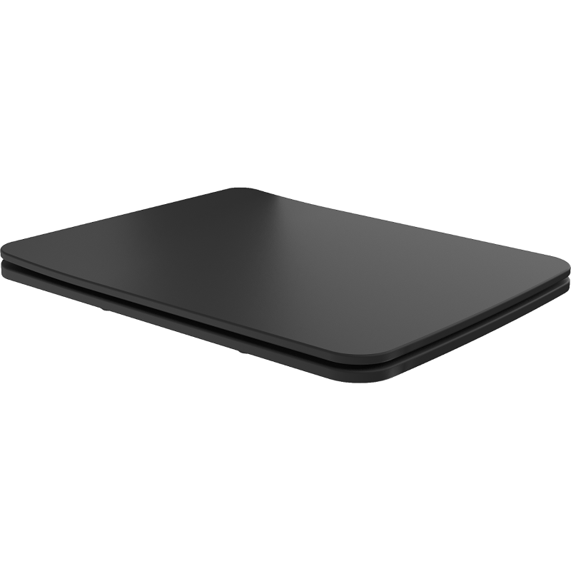 Mexen Vera langsam schließender Slim Sitz, Duroplast, Schwarz Matt - 39164085