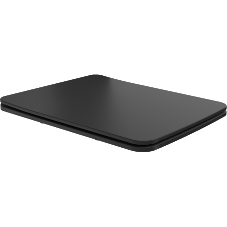 Mexen Vera langsam schließender Slim Sitz, Duroplast, Schwarz Matt - 39164085
