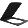 Mexen Vera langsam schließender Slim Sitz, Duroplast, Schwarz Matt - 39164085