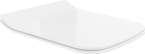 Mexen Cube langsam abfallender Sitz Slim, Duroplast, weiß glänzend - 39240000