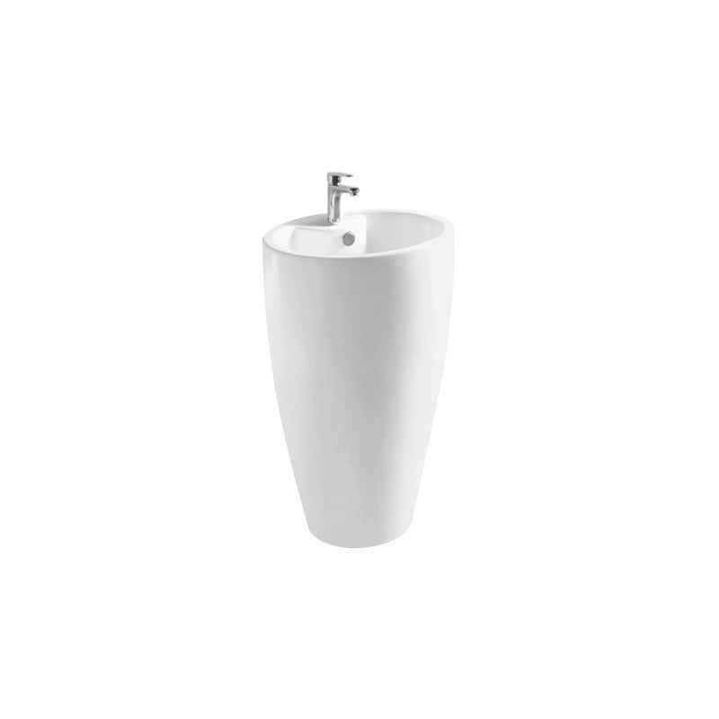 Mexen Orkla freistehendes Waschbecken 49 x 37 cm, weiß - 26065000