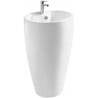 Mexen Orkla freistehendes Waschbecken 49 x 37 cm, weiß - 26065000