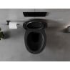 Mexen Egg WC-Schüssel Rimless mit Slim-Softclose-Sitz, Duroplast, Schwarz Matt - 30245070