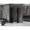 Mexen Velar L Duo Schiebedusche 90 x 80 cm, Graphit, Gold - 871-090-080-02-43-50