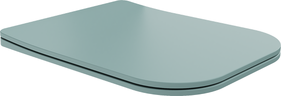 Mexen Teo langsam schließender Slim-Sitz, Duroplast, hellgrün matt - 39840048