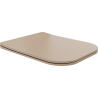 Mexen Teo, langsam schließender, schlanker Toilettensitz, Duroplast, Cappuccino matt - 39840064