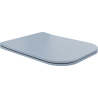Mexen Teo langsam schließender Slim-Sitz, Duroplast, matt grau-blau - 39840069