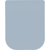 Mexen Teo langsam schließender Slim-Sitz, Duroplast, matt grau-blau - 39840069