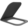 Mexen Madox Toilettensitz Soft-Close Slim, Duroplast, Dunkelgrau Matt - 39154061