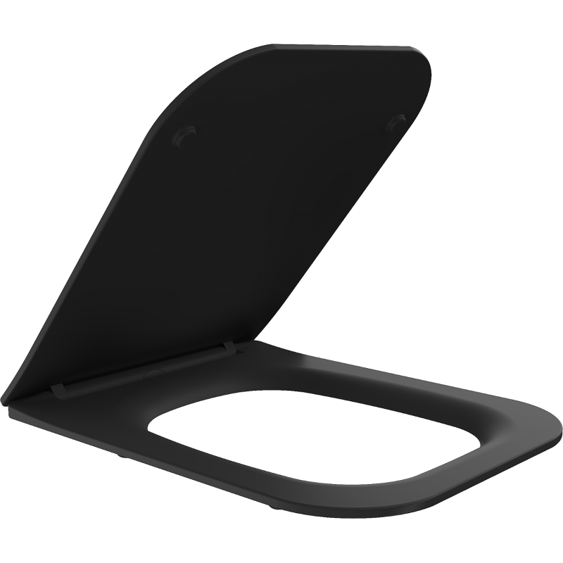 Mexen Madox Softclose Slim Sitz, Duroplast, Schwarz Matt - 39154085