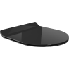 Mexen Lena langsam absenkender Slim Sitz, Duroplast, schwarz glänzend - 39242070