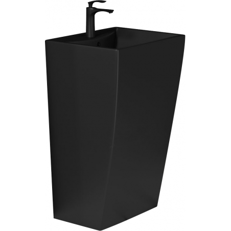 Mexen Oda freistehendes Waschbecken 47 x 42 cm, schwarz matt - 26124770