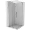 Mexen Velar L Duschkabine Schiebetür 90 x 90 cm, transparent, Chrom - 871-090-090-03-01