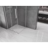Mexen Velar L Duschkabine schiebbar 120 x 120 cm, transparent, Chrom - 871-120-120-03-01
