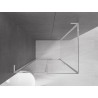 Mexen Velar L Duschkabine Schiebetür 90 x 70 cm, transparent, Chrom - 871-090-070-03-01