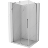 Mexen Velar L Duschkabine Schiebetür 90 x 100 cm, transparent, Chrom - 871-090-100-03-01