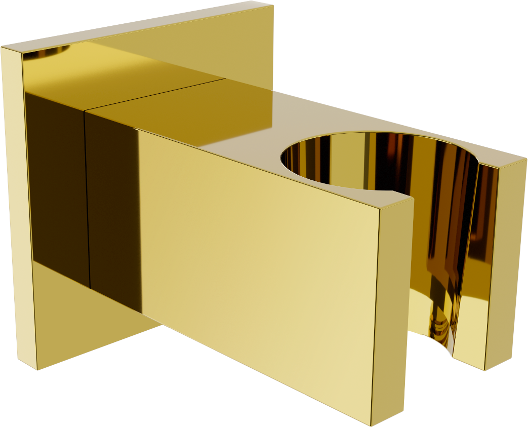 Mexen Cube Duschhalterung, Gold - 79350-50