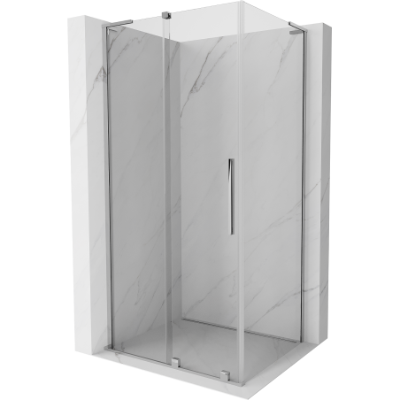Mexen Velar L Duschkabine schiebbar 110 x 85 cm, transparent, chrom - 871-110-085-03-01