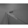 Mexen Velar L Duschkabine verschiebbar 110 x 80 cm, transparent, Chrom - 871-110-080-03-01