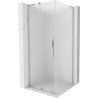 Mexen Velar L Duschkabine Schiebetür 90 x 90 cm, mattiert, Chrom - 871-090-090-33-01