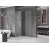 Mexen Velar L Duschkabine Schiebetür 120 x 110 cm, Frost, Chrom - 871-120-110-33-01