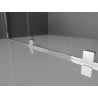 Mexen Velar L Schiebetür-Duschkabine 120 x 100 cm, satiniert, Chrom - 871-120-100-33-01