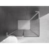 Mexen Velar L Duschkabine verschiebbar 100 x 85 cm, Graphit, Chrom - 871-100-085-43-01